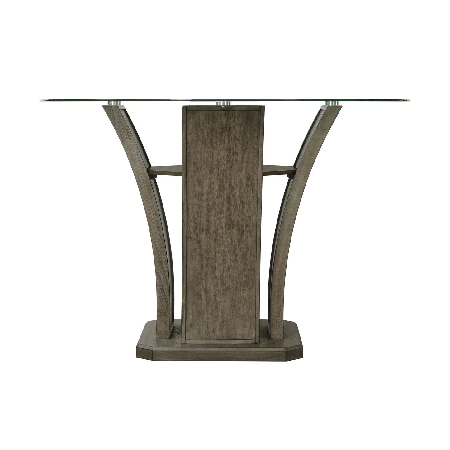 Dapper - Round Counter Table - Gray Finish