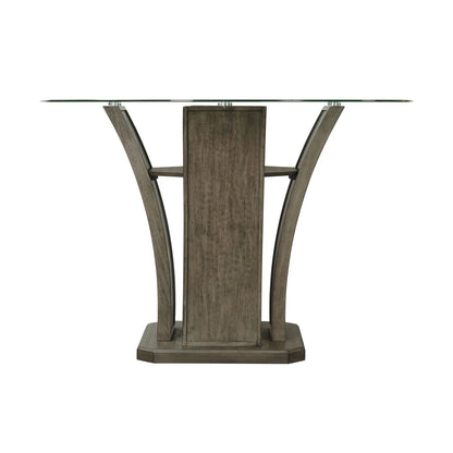 Dapper - Round Counter Table - Gray Finish