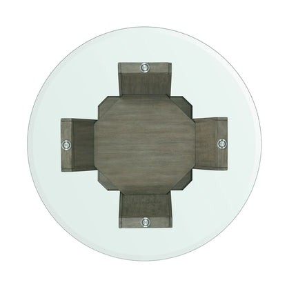 Dapper - Round Counter Table - Gray Finish