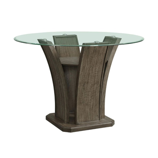 Dapper - Round Counter Table - Gray Finish