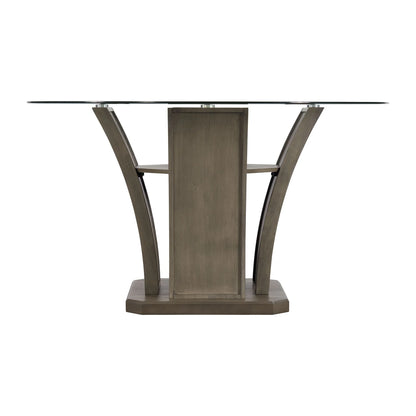 Dapper - Round Dining Table - Gray Finish