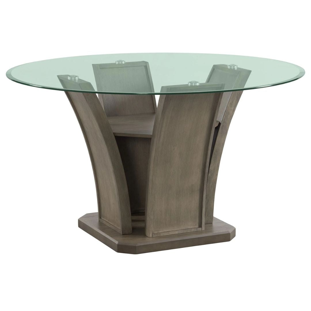 Dapper - Round Dining Table - Gray Finish