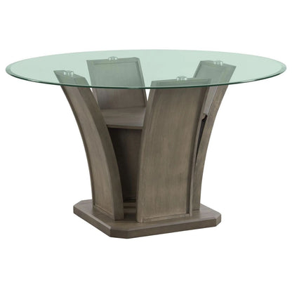 Dapper - Round Dining Table - Gray Finish