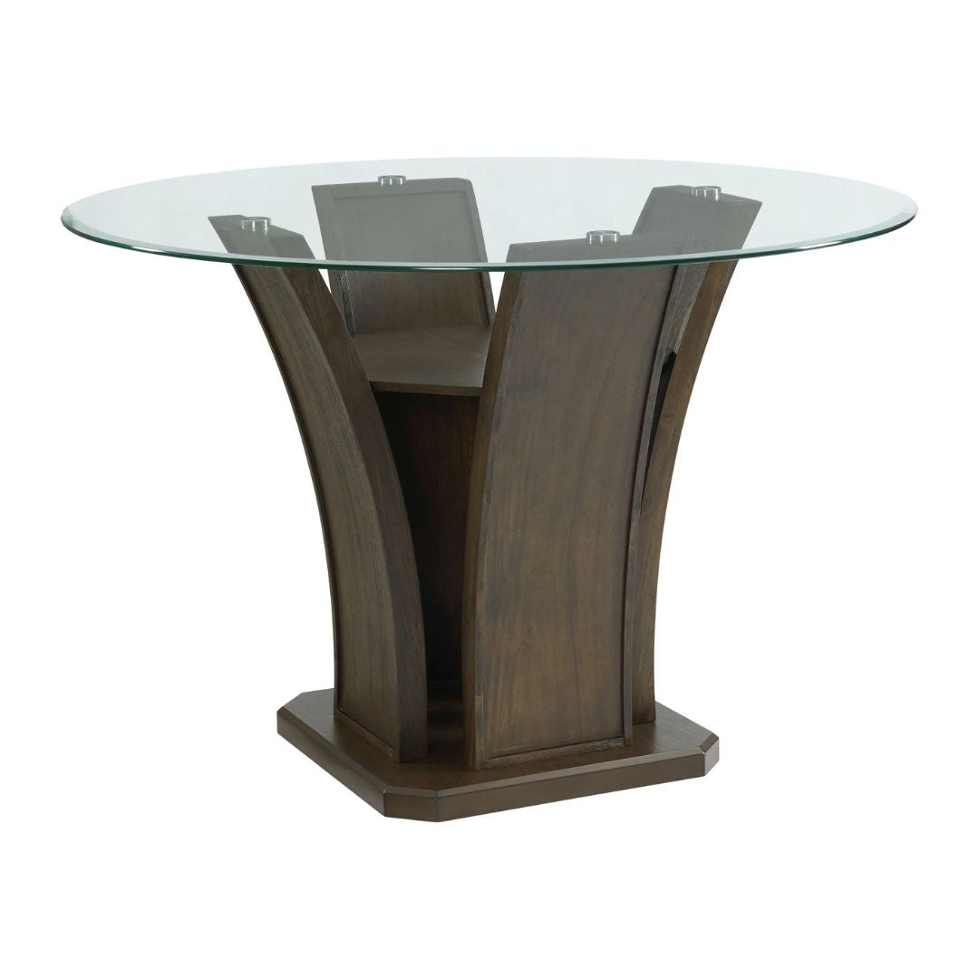Dapper - Round Counter Height Dining Table - Walnut