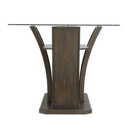 Dapper - Rectangular Counter Dining Table - Walnut