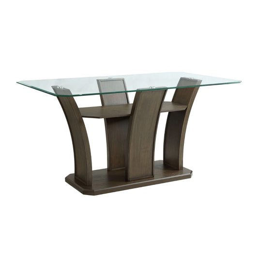 Dapper - Rectangular Counter Dining Table - Walnut