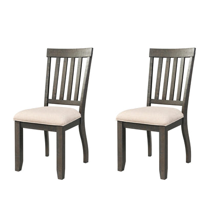 Stone - Side Chair (Set of 2) - Smokey Walnut