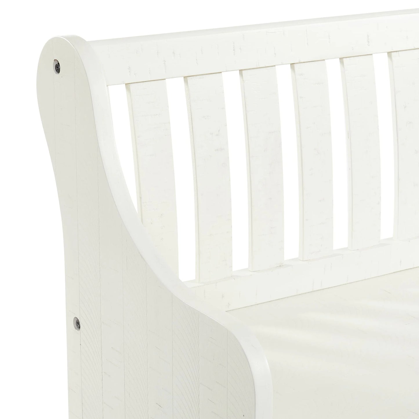 Stone - Counter Pew Bench - White