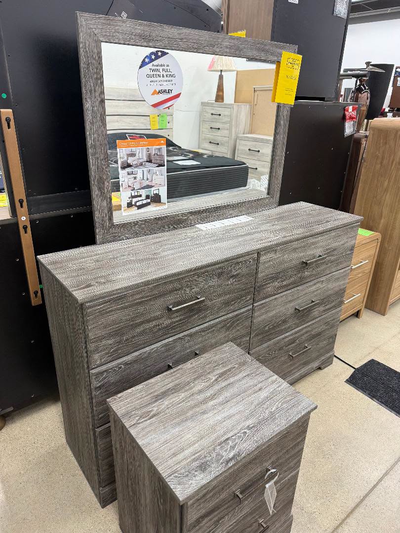 Dresser, Mirror, Nightstand