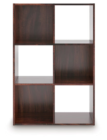 Glosmount - Cherry / Light Brown - Six Cube Organizer
