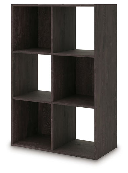 Piperton - Charcoal - Six Cube Organizer