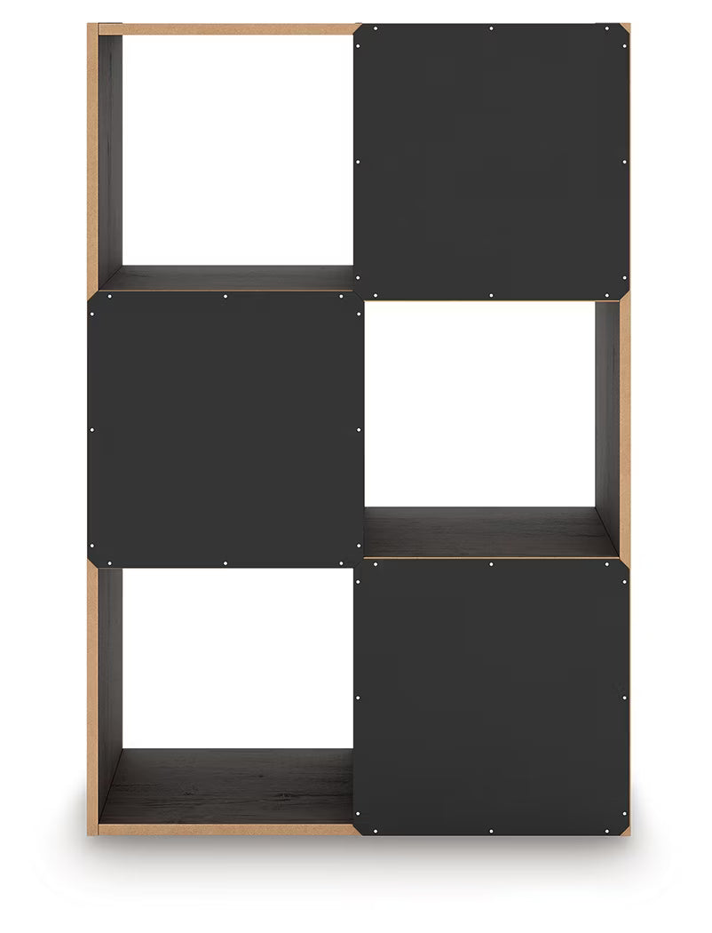 Piperton - Charcoal - Six Cube Organizer