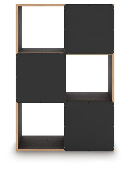 Piperton - Charcoal - Six Cube Organizer