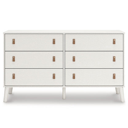 Aprilyn - White - Six Drawer Dresser