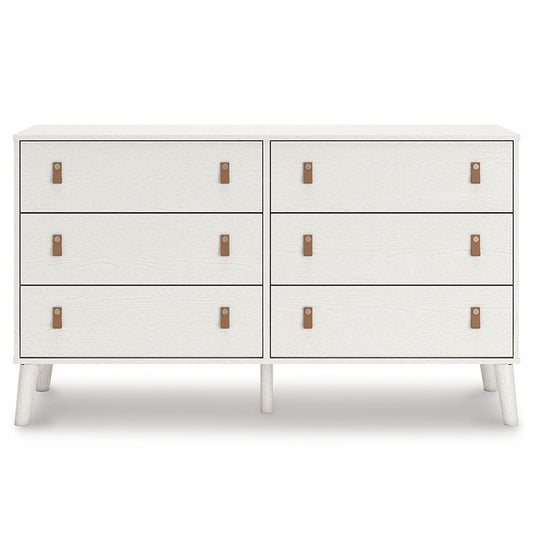 Aprilyn - White - Six Drawer Dresser