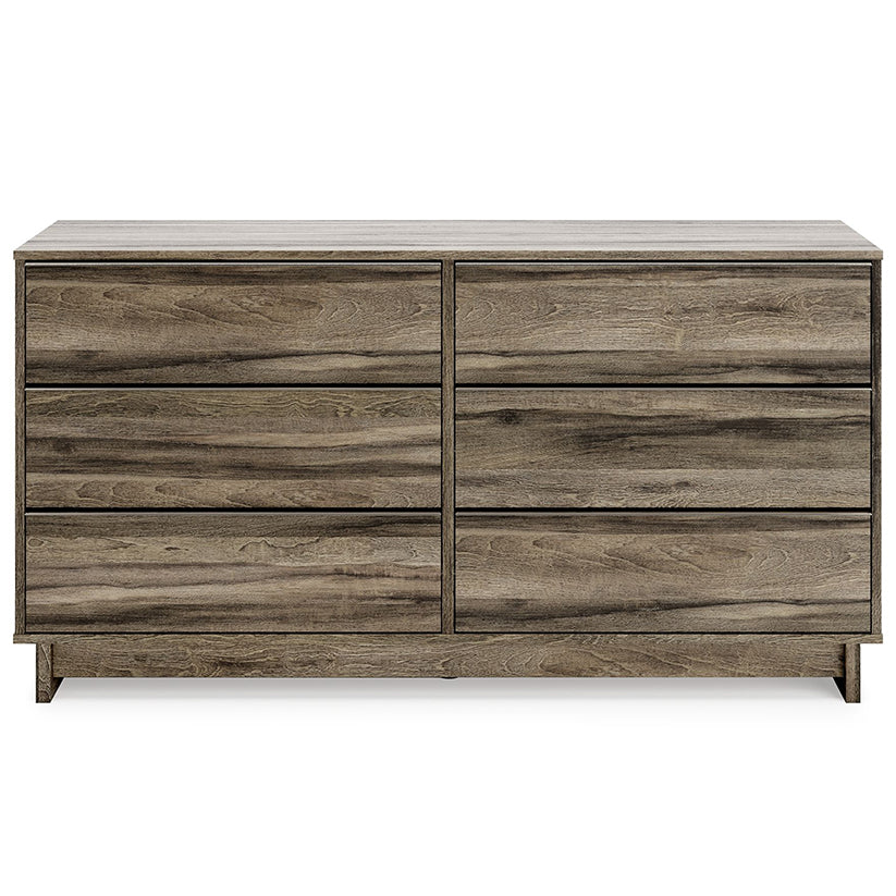 Shallifer - Brown - Six Drawer Dresser