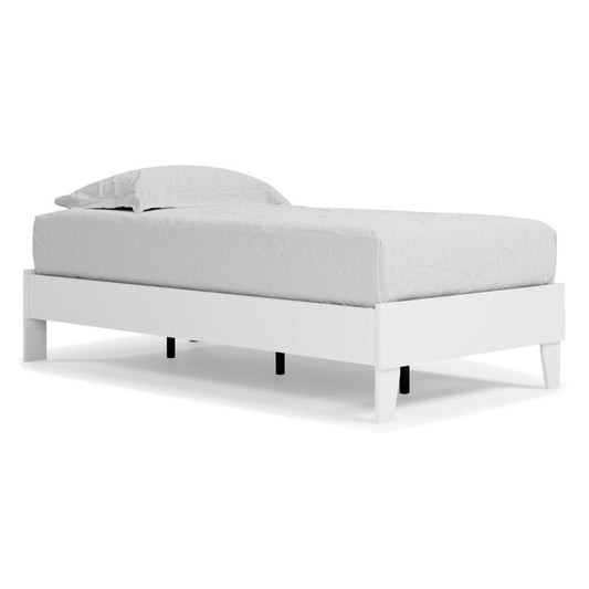 Piperton - White - Twin Platform Bed