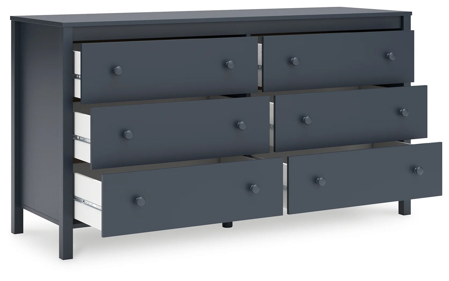 Simmenfort - Navy Blue - Six Drawer Dresser-2