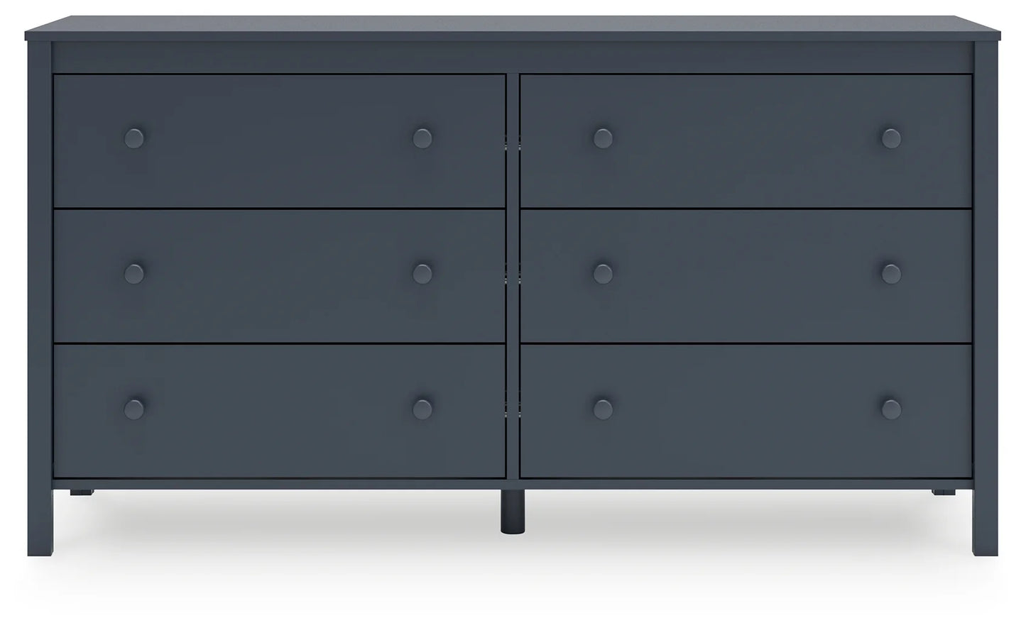 Simmenfort - Navy Blue - Six Drawer Dresser-4