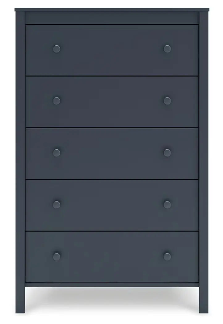 Simmenfort - Navy Blue - Five Drawer Chest Furniture Warehouse Ohio Simmenfort - Navy Blue - Five Drawer Chest Furniture Warehouse Ohio