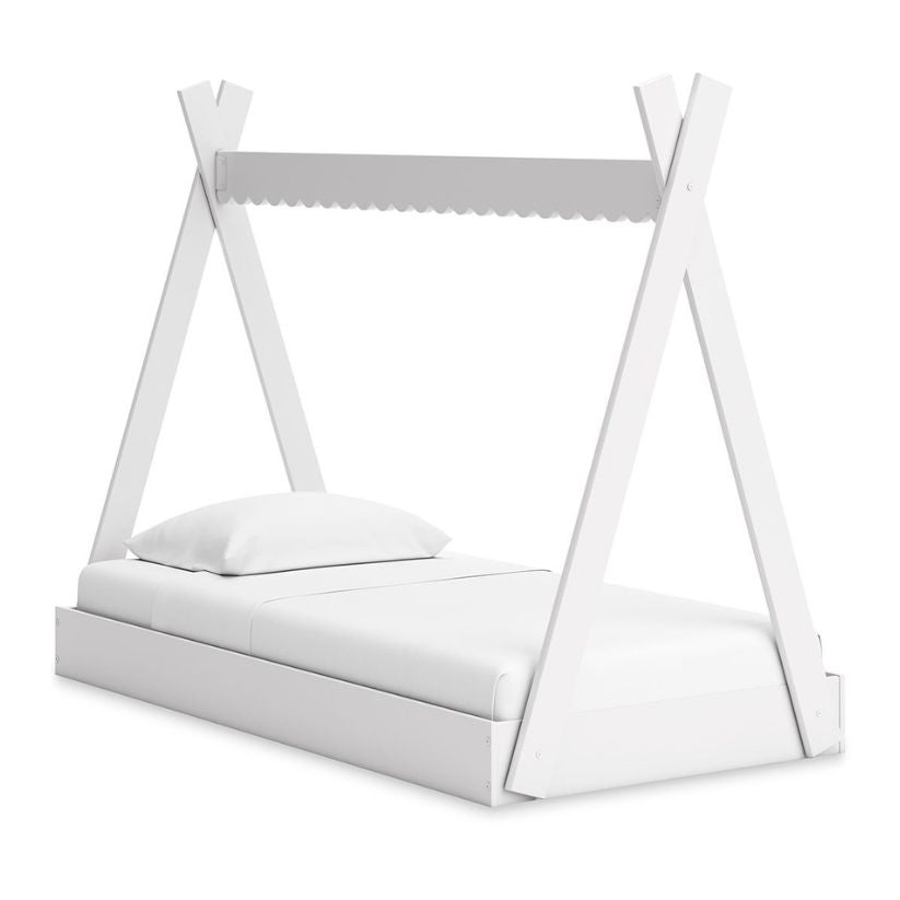 Hallityn - White - Twin Tent Complete Bed In Box