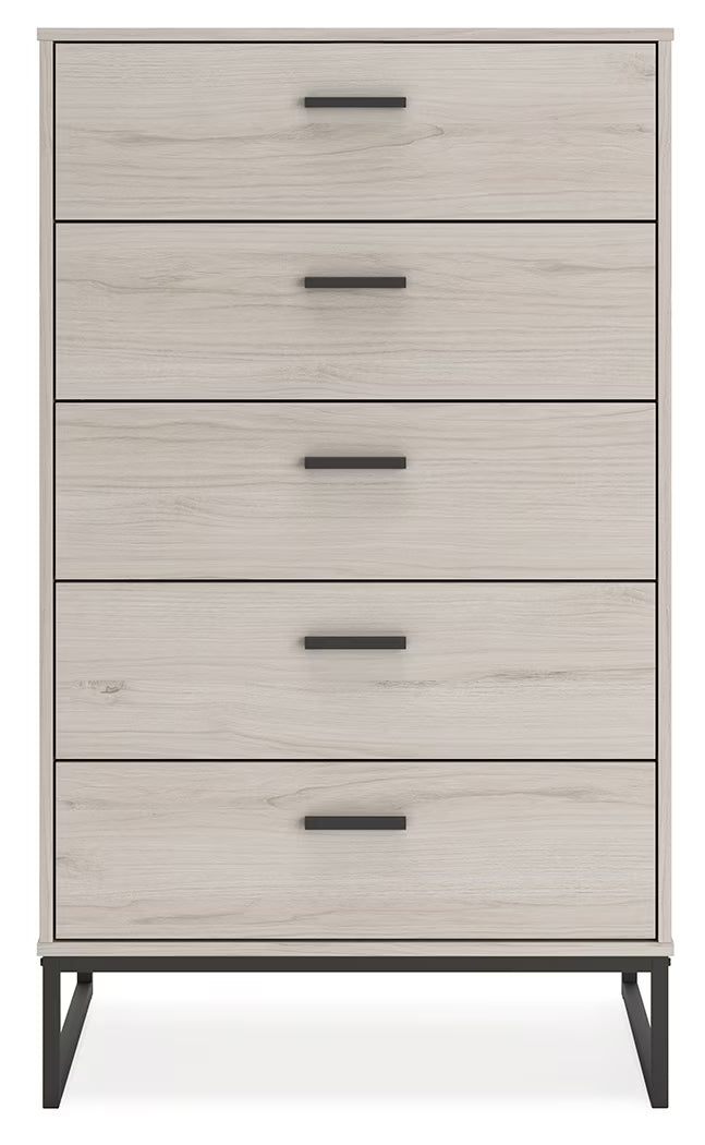 Socalle - Light Natural - Five Drawer Chest