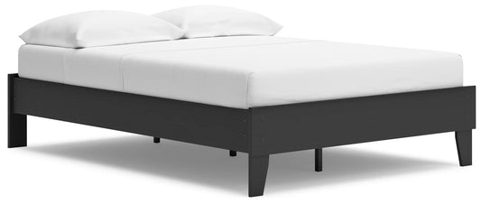 Socalle - Black - Full Platform Bed