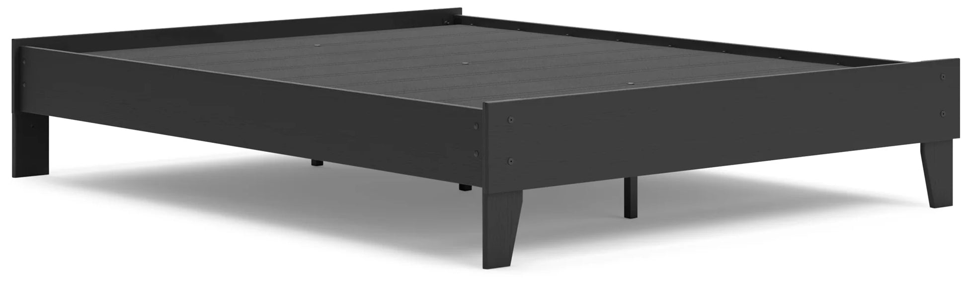 Socalle - Black - Queen Platform Bed-2