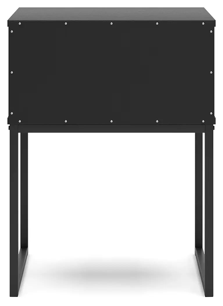 Socalle - Black - One Drawer Night Stand-5