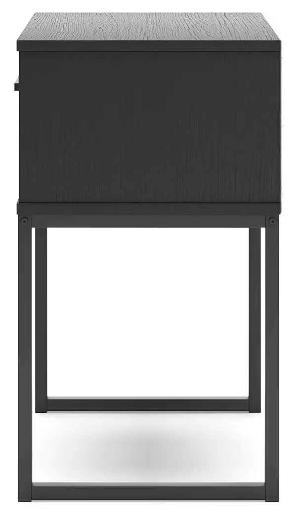Socalle - Black - One Drawer Night Stand-6