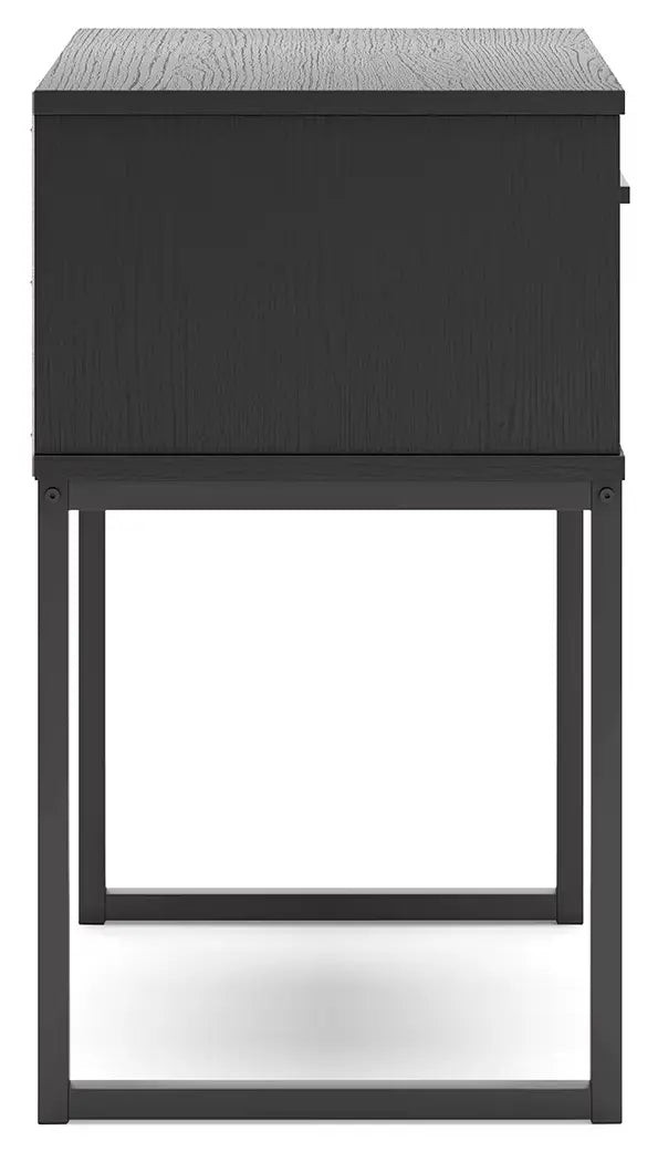 Socalle - Black - One Drawer Night Stand-7
