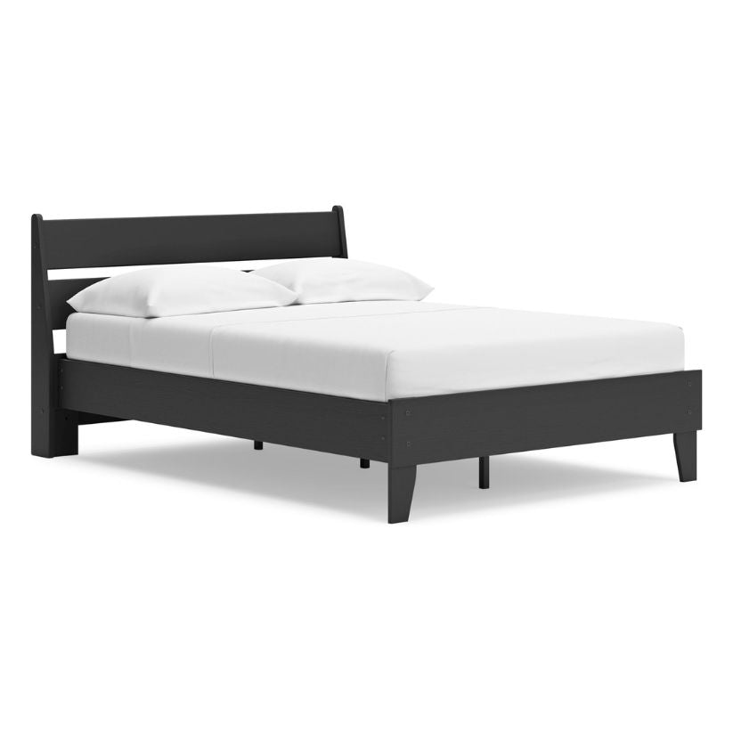 Socalle - Black - Full Panel Platform Bed