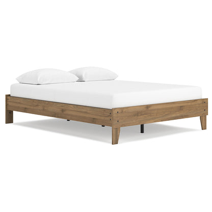 Deanlow - Honey - Queen Platform Bed