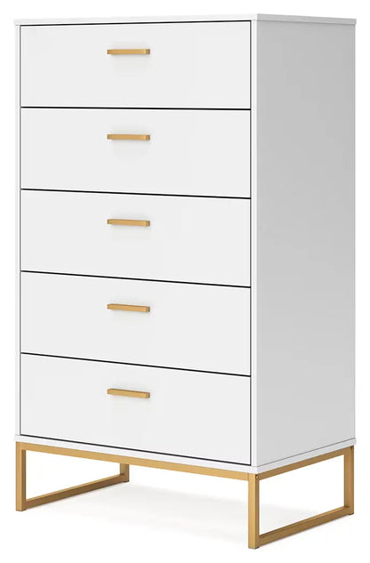 Socalle - Two-tone - Five Drawer Chest