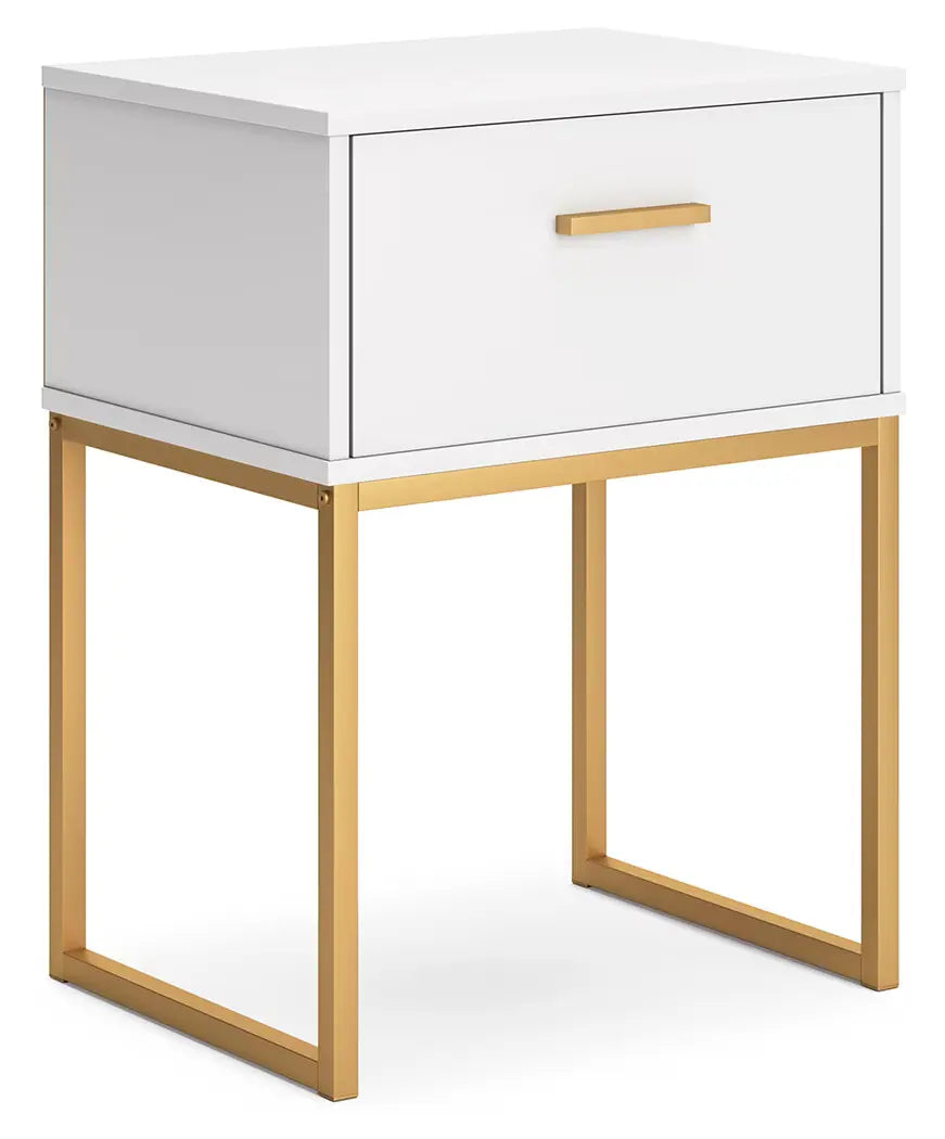 Socalle - Two-tone - One Drawer Night Stand