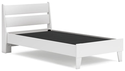 Socalle - Two-tone - Twin Panel Platform Bed