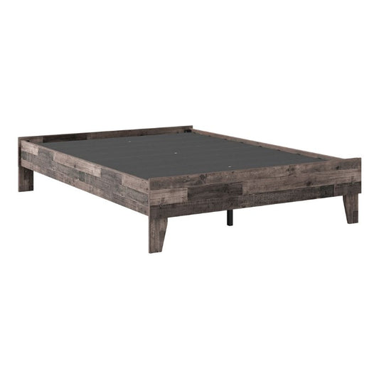 Neilsville - Multi Gray - Full Platform Bed