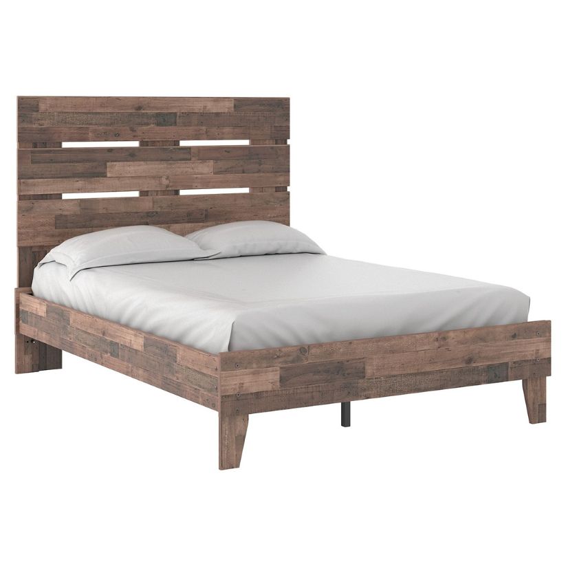 Neilsville - Multi Gray - Full Panel Platform Bed