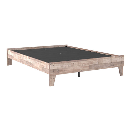 Neilsville - Whitewash - Queen Platform Bed