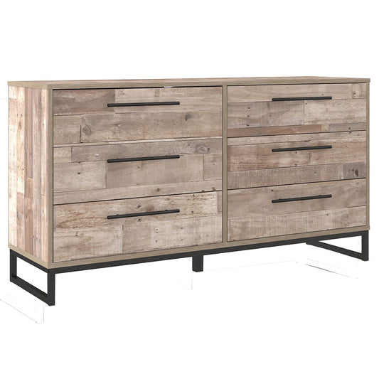 Neilsville - Whitewash - Six Drawer Dresser