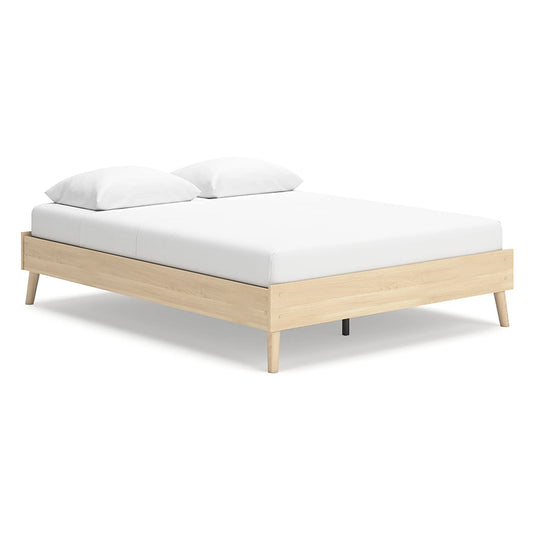 Cabinella - Tan - Queen Platform Bed