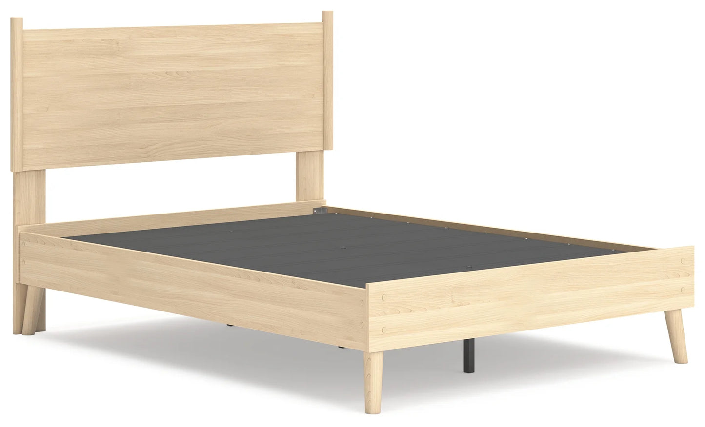 Cabinella - Tan - Full Platform Panel Bed 2