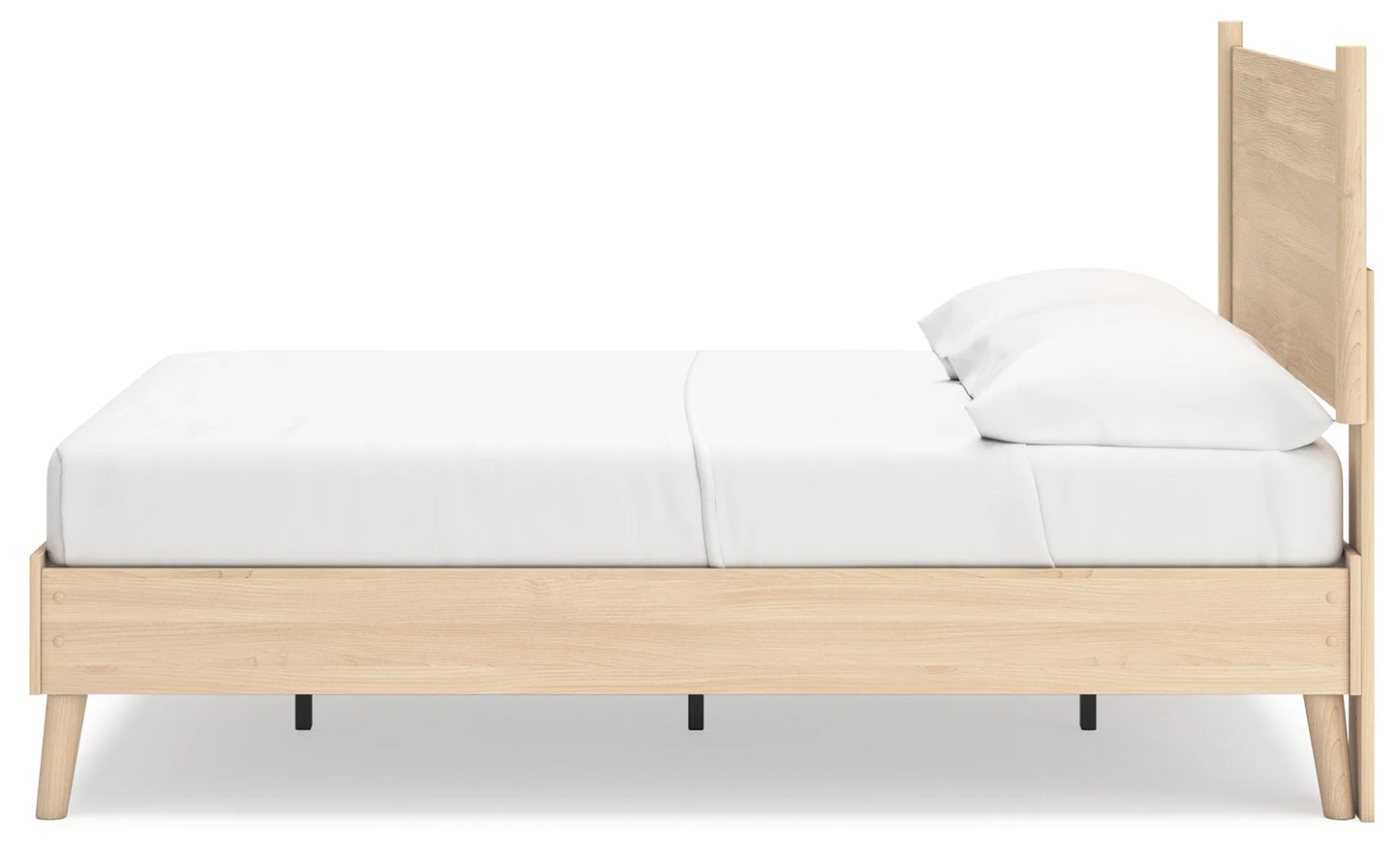 Cabinella - Tan - Full Platform Panel Bed 6