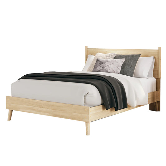 Cabinella - Tan - Queen Platform Panel Bed