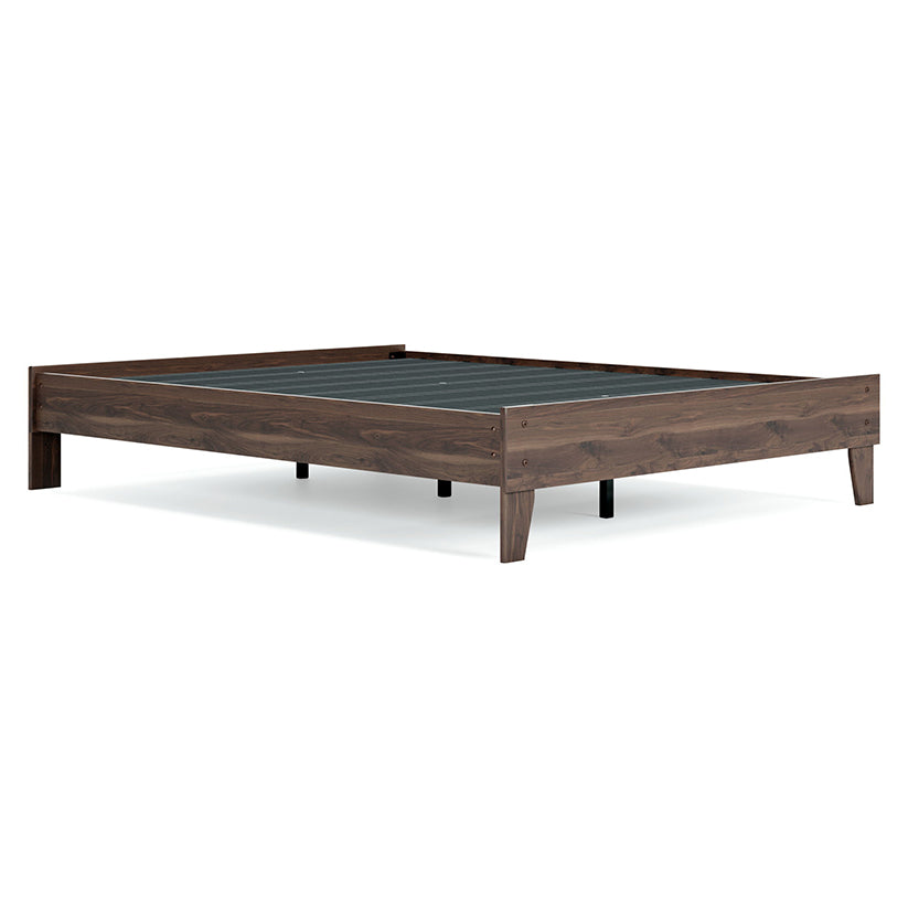 Calverson - Mocha - Queen Platform Bed