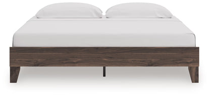 Calverson - King Platform Bed - Brown