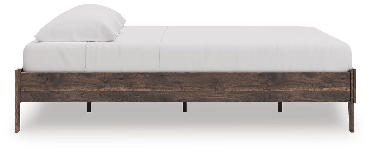 Calverson - King Platform Bed - Brown