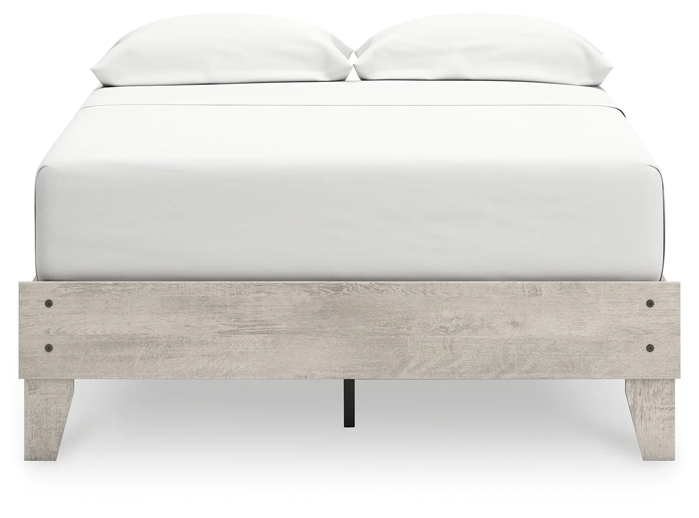 Shawburn - Whitewash - Platform Full Bed-4