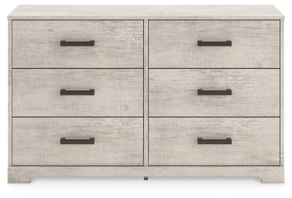 Shawburn - Whitewash - Six Drawer Dresser-4