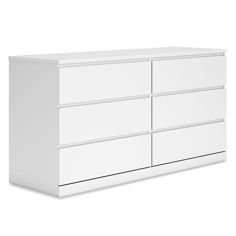 Onita - White - Six Drawer Dresser